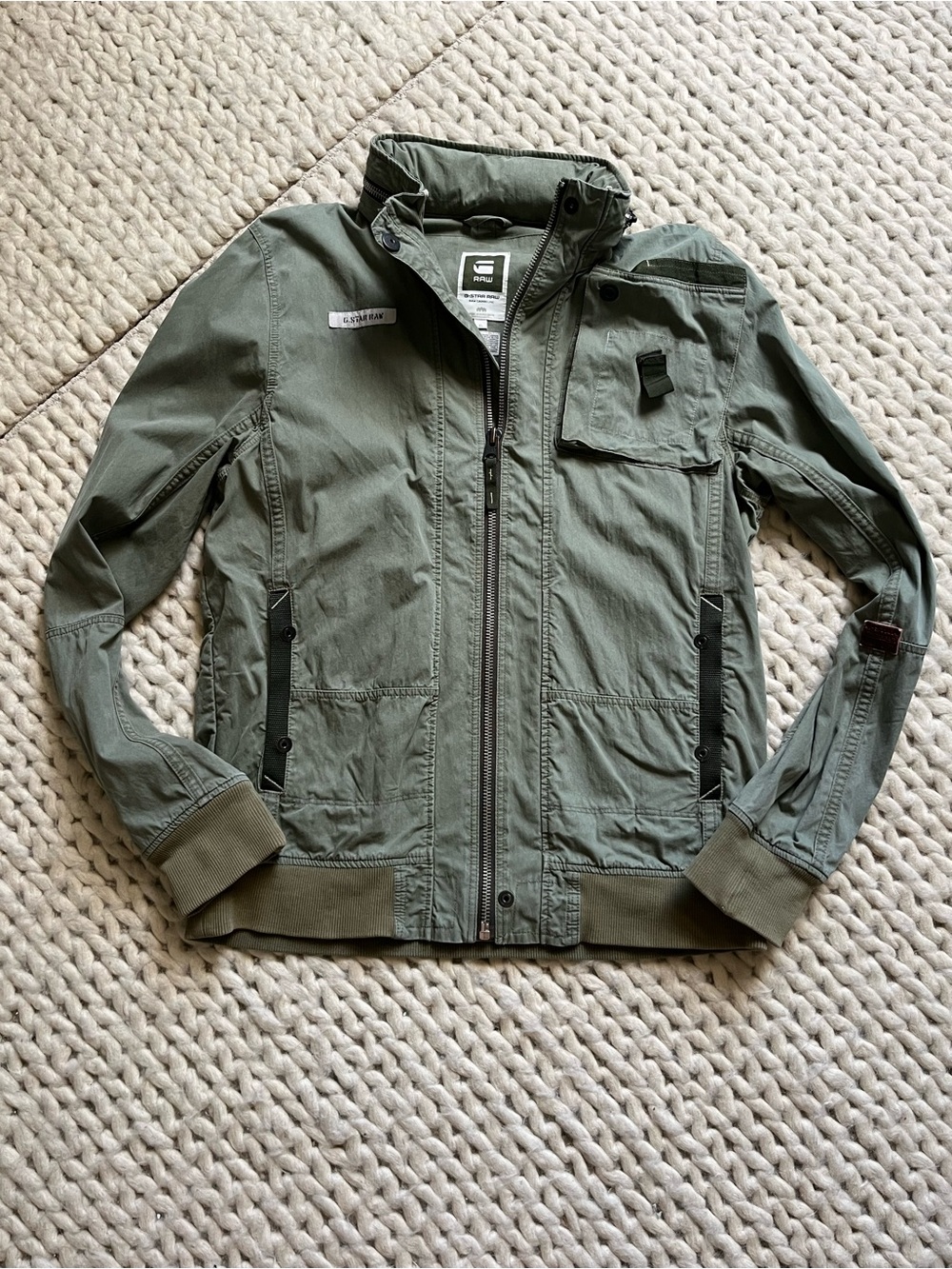G-Star Cargo Line Green Utility Jacket | XL